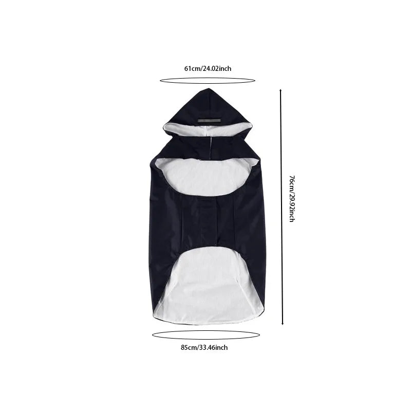 Lightweight Reflective Dog Raincoat | Toto & Co.