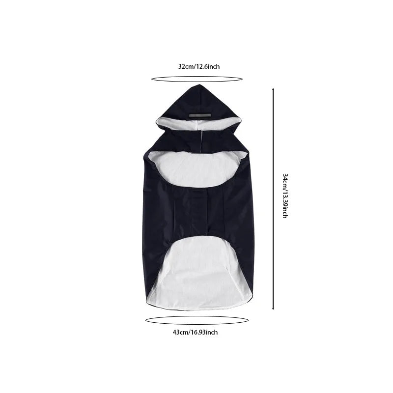Lightweight Reflective Dog Raincoat | Toto & Co.