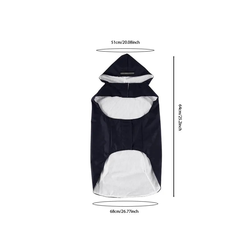 Lightweight Reflective Dog Raincoat | Toto & Co.