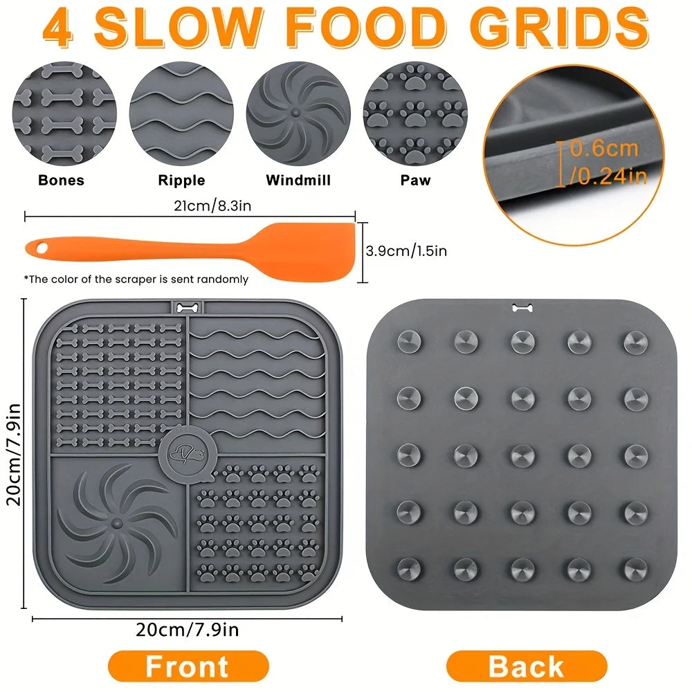 Premium Calming Silicone Slow Feeder Lick Mat | Toto & Co.