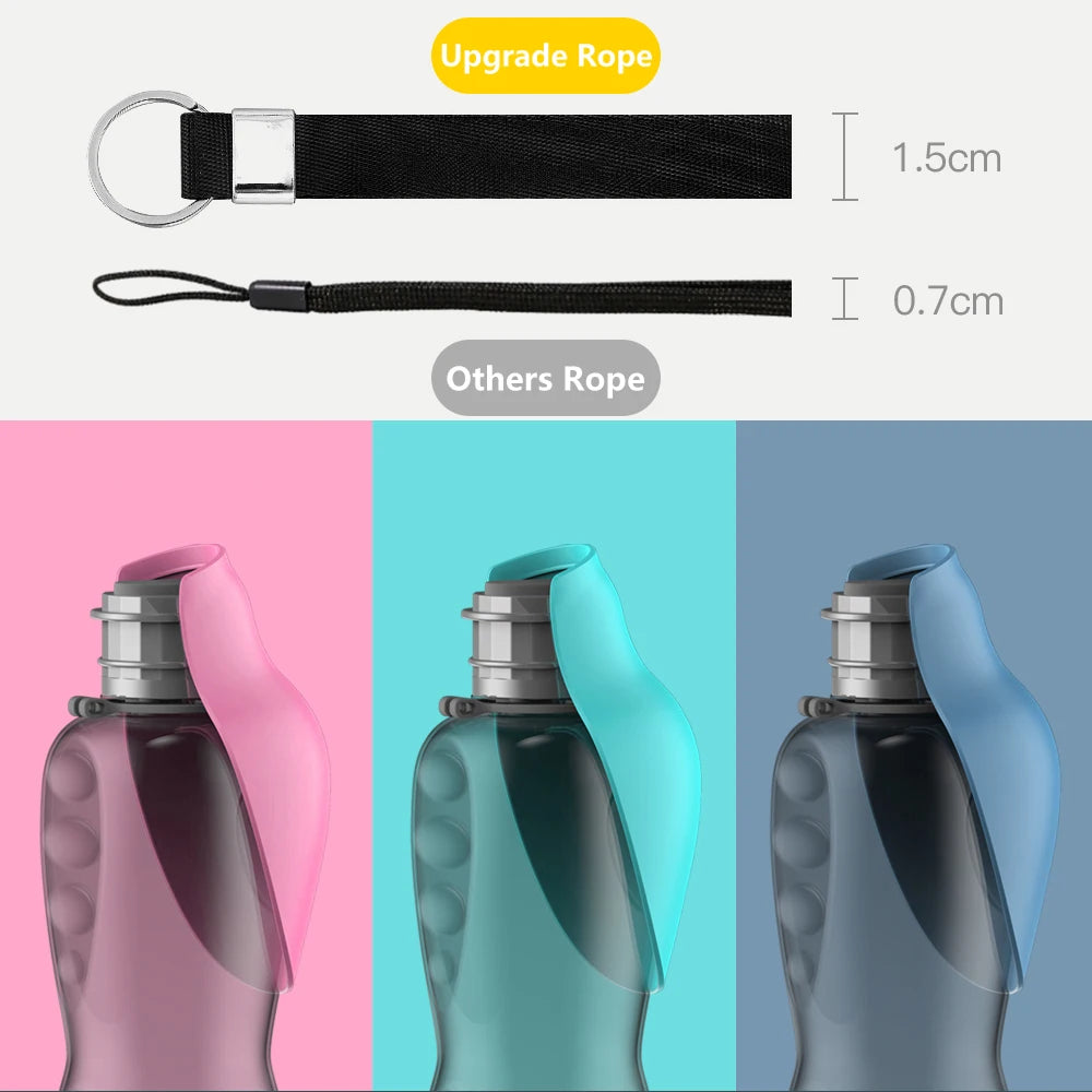 800ml Large Capacity Foldable Dog Water Bottle | Toto & Co.