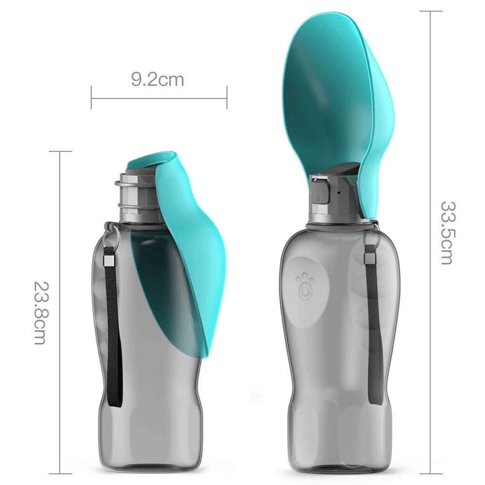 800ml Large Capacity Foldable Dog Water Bottle | Toto & Co.