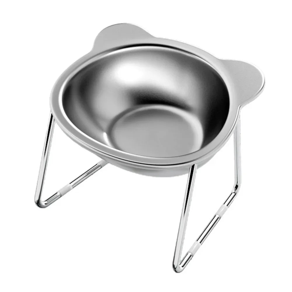 Elevated 15° Stainless Steel Dog Bowl | Toto & Co.