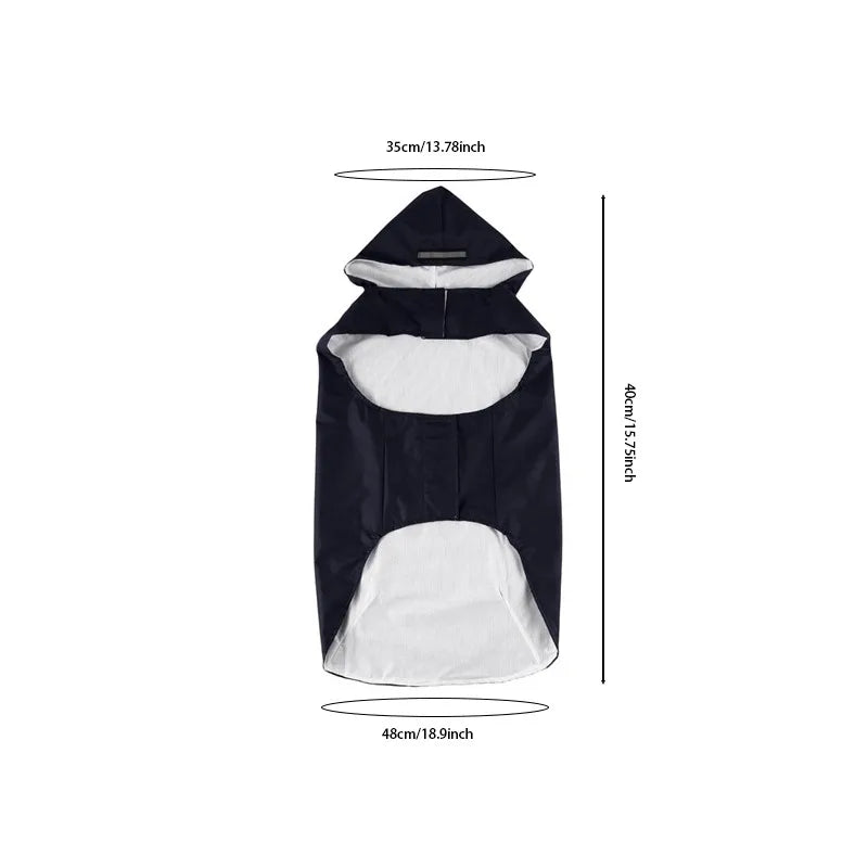 Lightweight Reflective Dog Raincoat | Toto & Co.