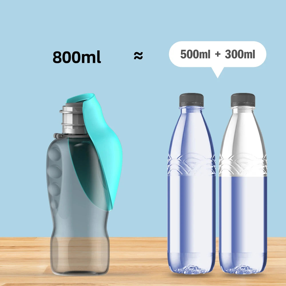 800ml Large Capacity Foldable Dog Water Bottle | Toto & Co.