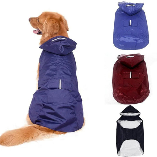 Lightweight Reflective Dog Raincoat | Toto & Co.